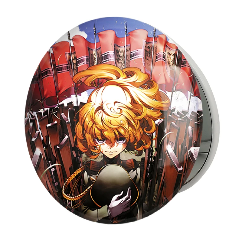 آینه جیبی خندالو طرح تانیا انیمه یوجو سنکی مدل تاشو کد 34659