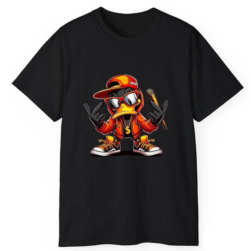 تی‌شرت آستین کوتاه مردانه پاد آفرین مدل اردک خواننده 2