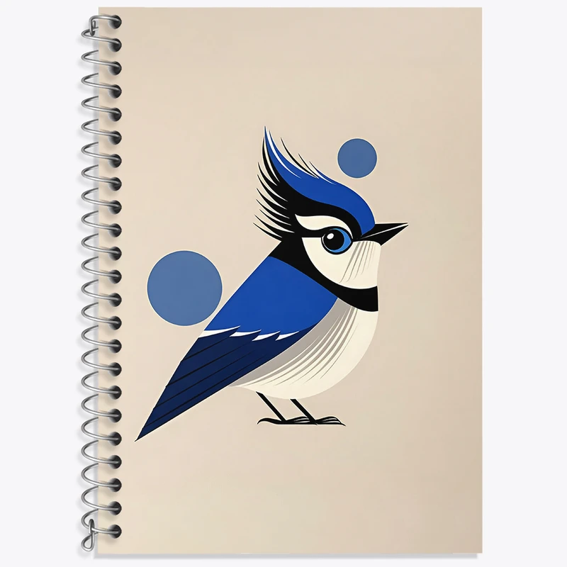 دفتر نت موسیقی 50 برگ خندالو طرح پرنده کد N5121