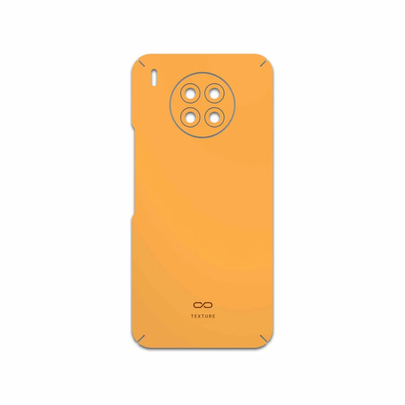 برچسب پوششی ماهوت مدل Matte-Orange مناسب برای گوشی موبایل آنر 50 Lite