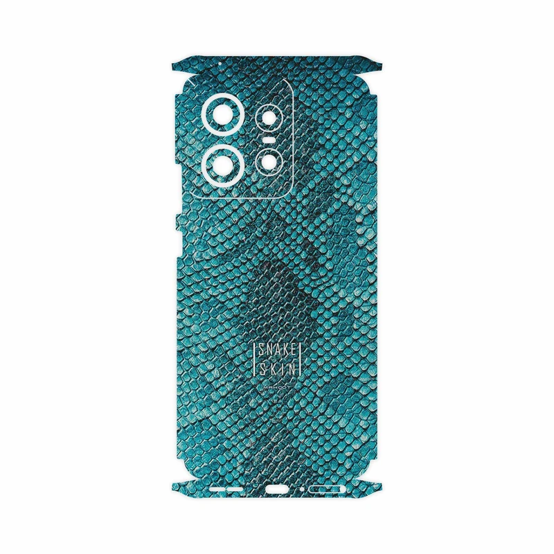 برچسب پوششی ماهوت مدل Blue Snake Skin-FullSkin مناسب برای گوشی موبایل موتورولا Edge 50 Pro