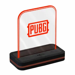 Neon design PUBG LED Stand