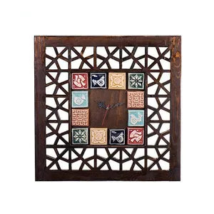 ساعت دیواری مدل خشتی کد 66003