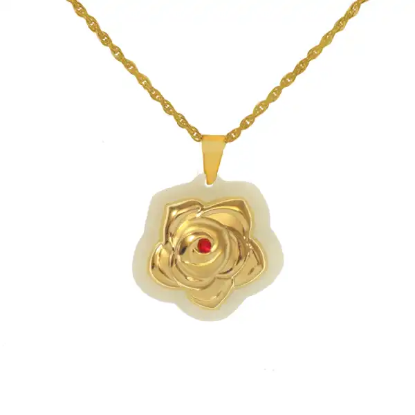 گردنبند زنانه مدل گلناز