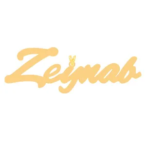 آویز گردنبند طلا 18 عیار زنانه الن نار طرح زينب مدل N30620