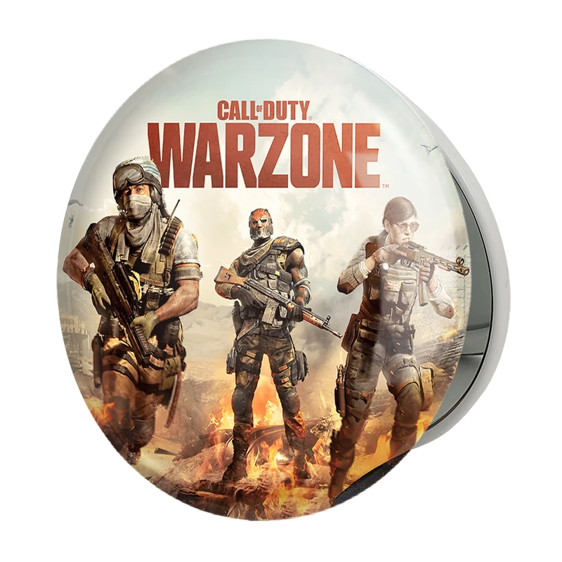 آینه جیبی خندالو طرح بازی کال آف دیوتی مدرن وارفر وارزون گوست مدل تاشو کد 26124 