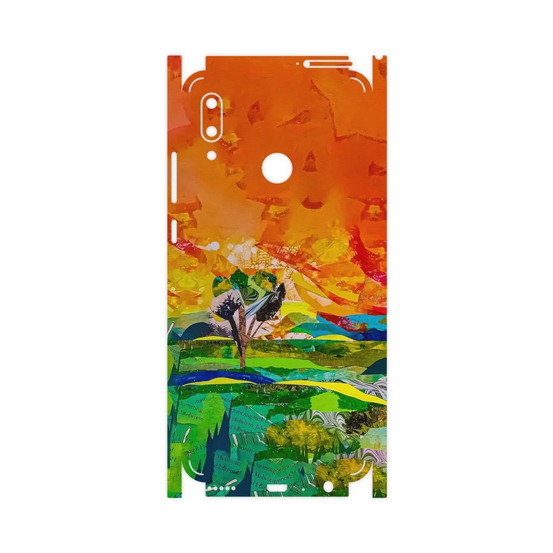 برچسب پوششی ماهوت مدل Collage of Painting-FullSkin مناسب برای گوشی موبایل هوآوی P Smart 2019