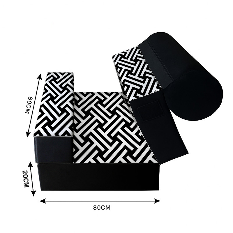 مبل تختخواب شو یک نفره نوپه هوم مدل پترن هندسی P1068