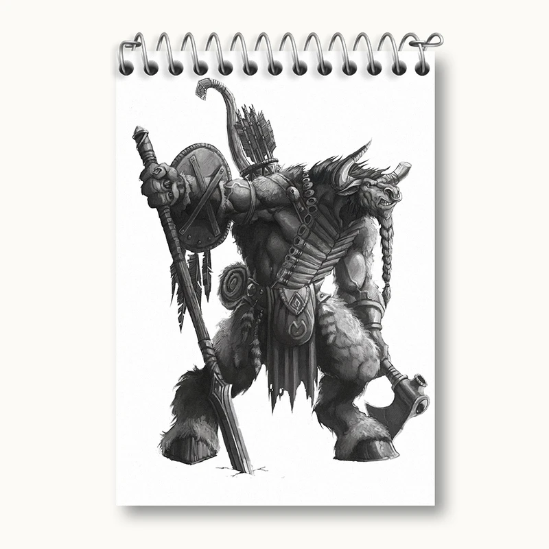 دفتر یادداشت 50 برگ خندالو مدل بازی دنیای وارکرفت (World of Warcraft) کد 31843