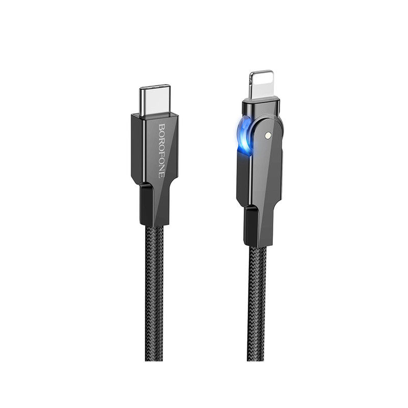 کابل تبدیل USB-C به لایتنینگ بروفون مدل BU41 27W طول 1.2 متر
