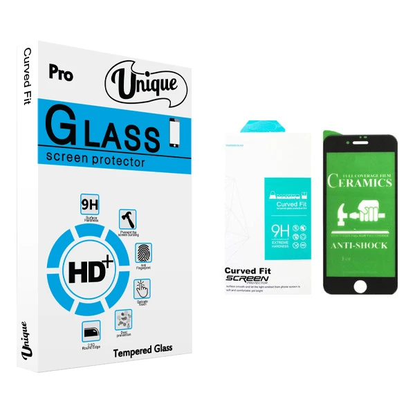 محافظ صفحه نمایش يونيک مدل +Clear مناسب برای گوشی موبایل اپل iphone 6/6s/7/8 Plus