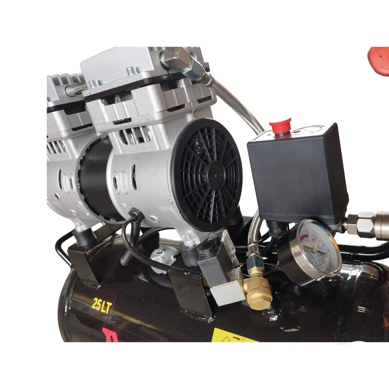 کمپرسور هوا سایلنت آاگ مدل RC2024-25 KS ظرفیت 25 لیتر کمپرسور هوا سایلنت آاگ مدل RC2024-25 KS ظرفیت 25 لیتر