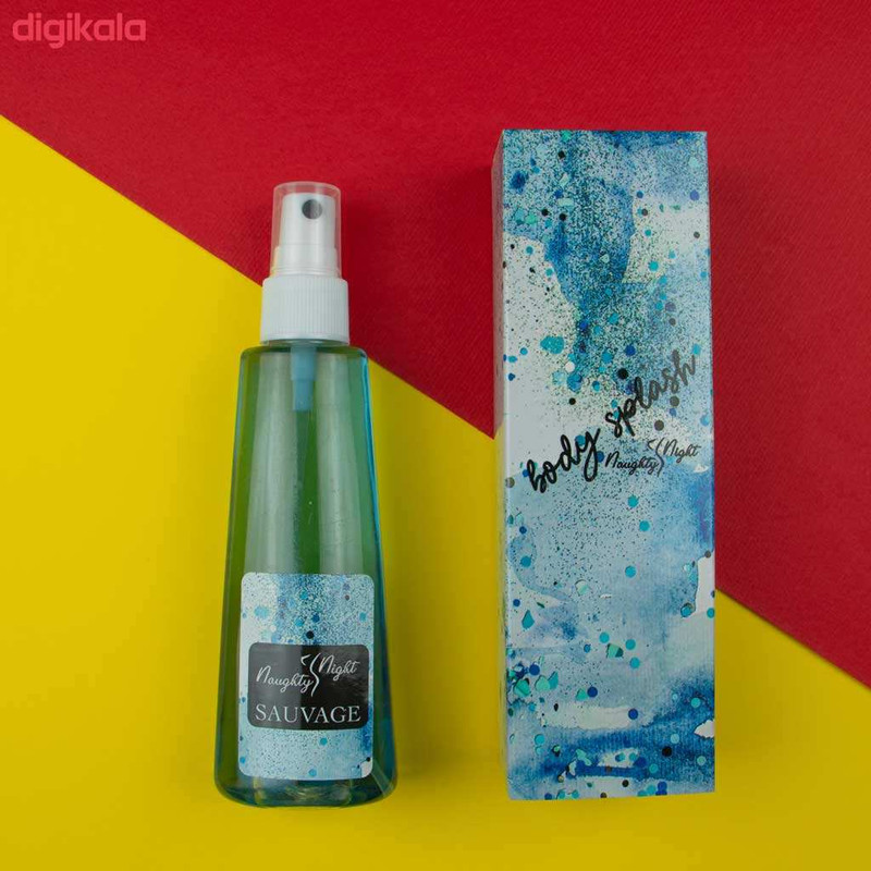 بادی اسپلش مردانه ناتی نایت مدل DIOR SAUVAGE حجم 110 میلی لیتر بسته 2 عددی