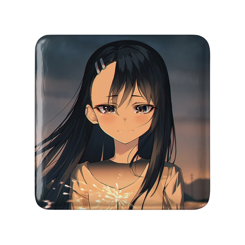 مگنت خندالو طرح ناگاتارو انیمه ناگاتورو مدل مربعی کد 34016