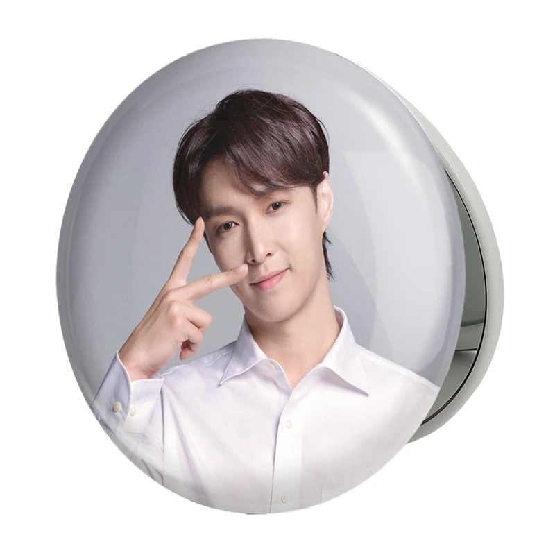 آینه جیبی خندالو طرح لی گروه اکسو EXO مدل تاشو کد 16796 