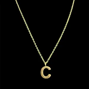 گردنبند زنانه مدل حروف c