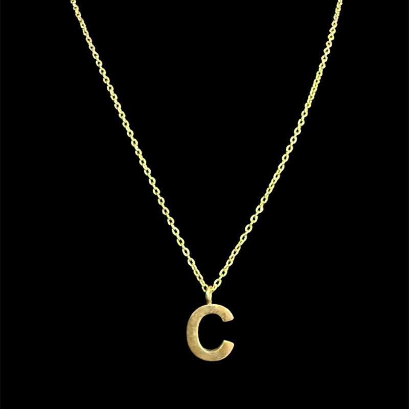 گردنبند زنانه مدل حروف c