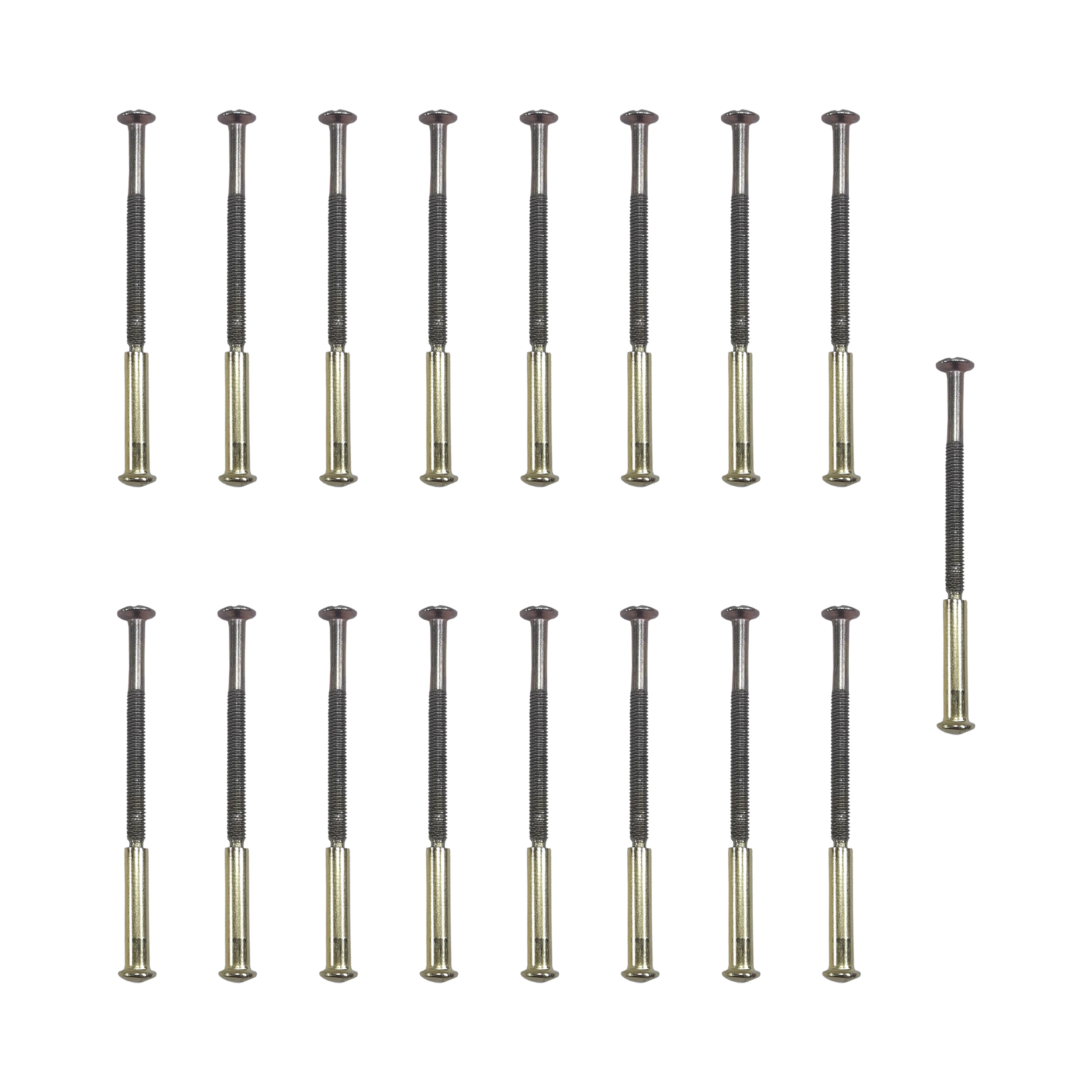 پیچ و مهره فیکس دستگیره مدل Gh-60 بسته 17 عددی