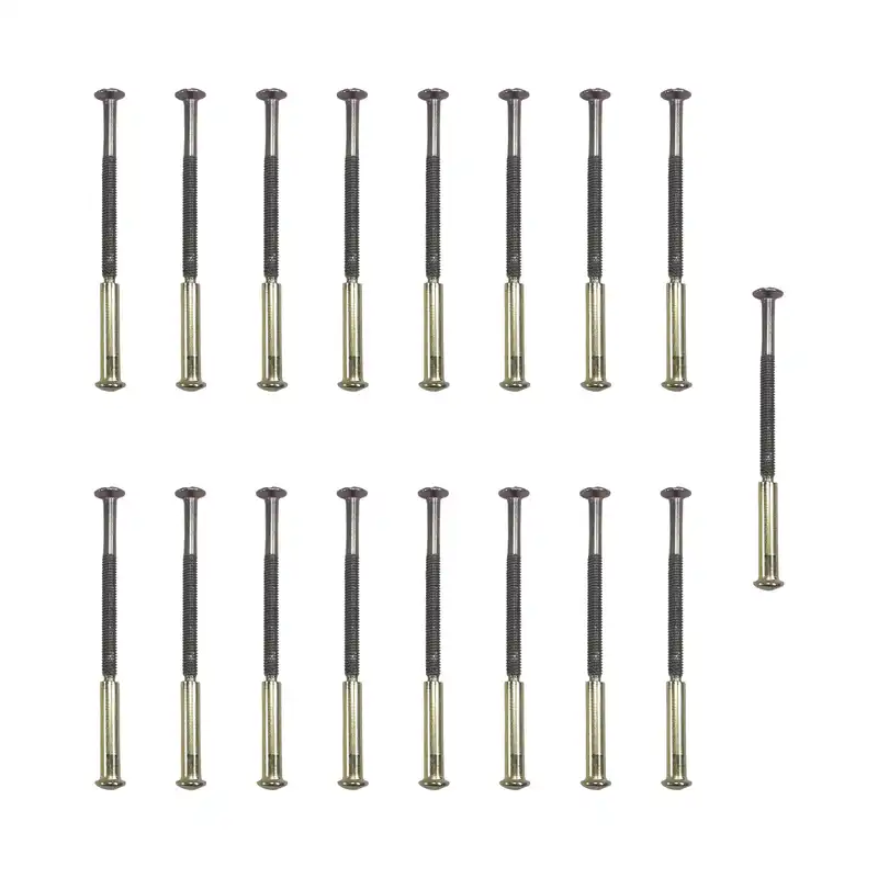 پیچ و مهره فیکس دستگیره مدل Gh-60 بسته 17 عددی