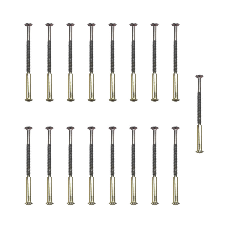 پیچ و مهره فیکس دستگیره مدل Gh-60 بسته 17 عددی