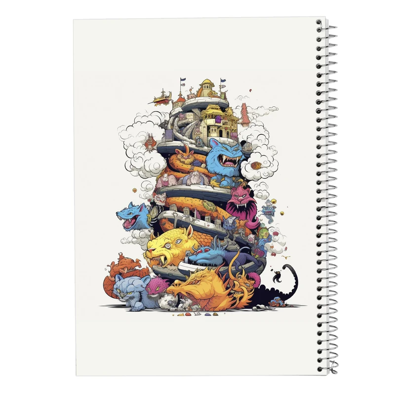 دفتر نقاشی 50 برگ مدوپد مدل Ghibli کد DF2469