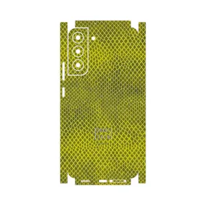 MAHOOT Yellow Snake Skin-FullSkin Cover Sticker for Samsung Galaxy S22 Plus 5G