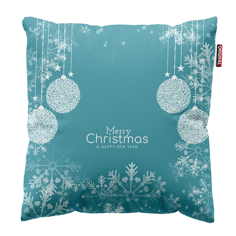 کوسن پاد آفرین مدل کریسمس مبارک کد PK302746 سایز 30*30 سانتی متر