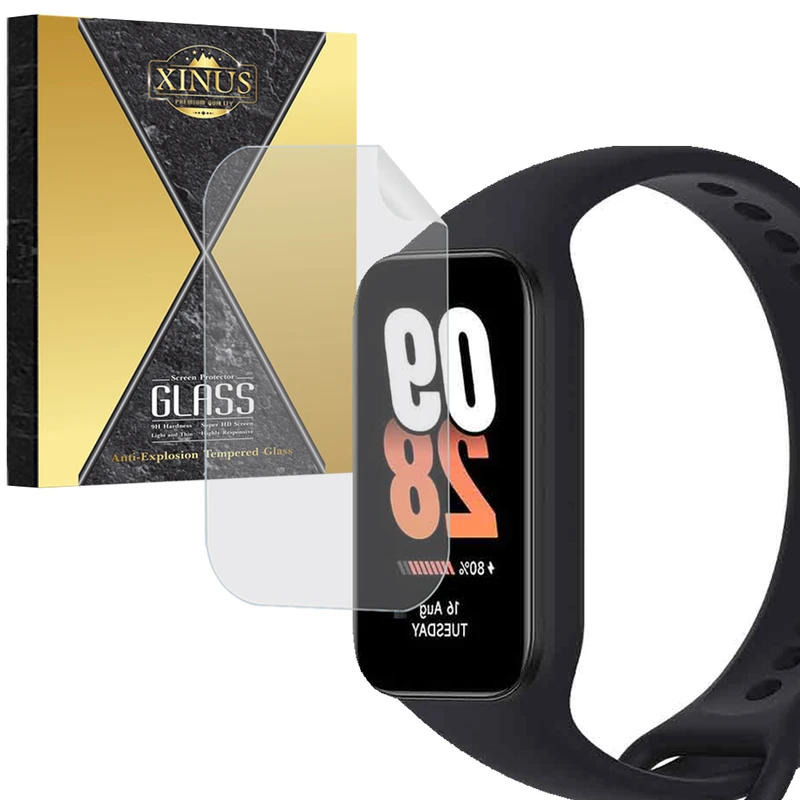 محافظ صفحه نمایش ژینوس مدل NNOX مناسب برای ساعت هوشمند شیائومی Band 8 Active