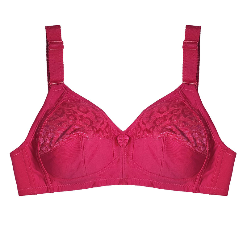 سوتین زنانه زیوس مدل پرلون کد Zevs-01 رنگ سرخابی