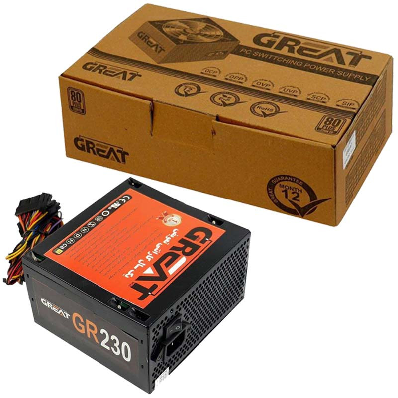 منبع تغذیه کامپیوتر گریت مدل GR230
