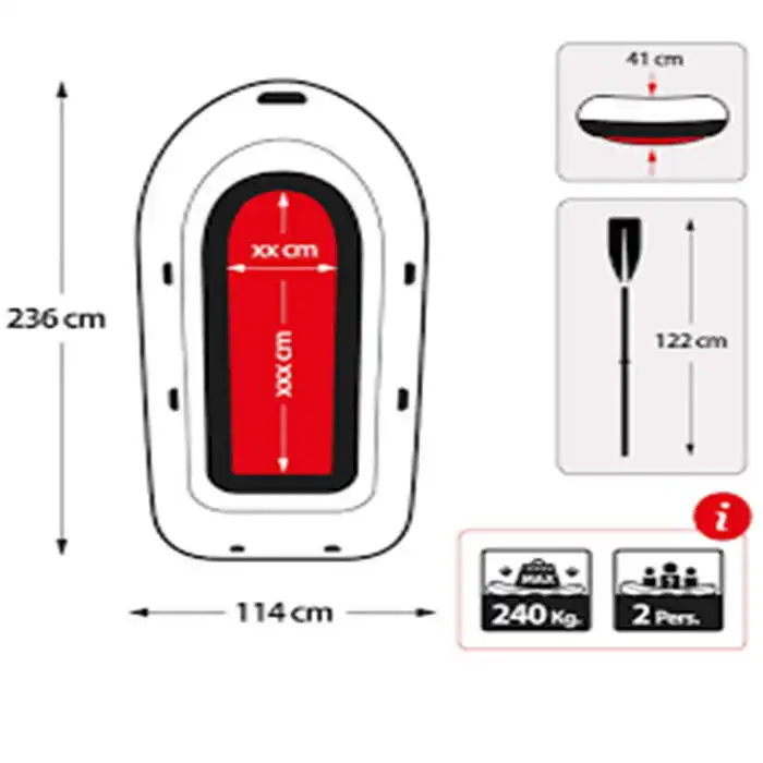 قایق بادی اینتکس مدل 68347