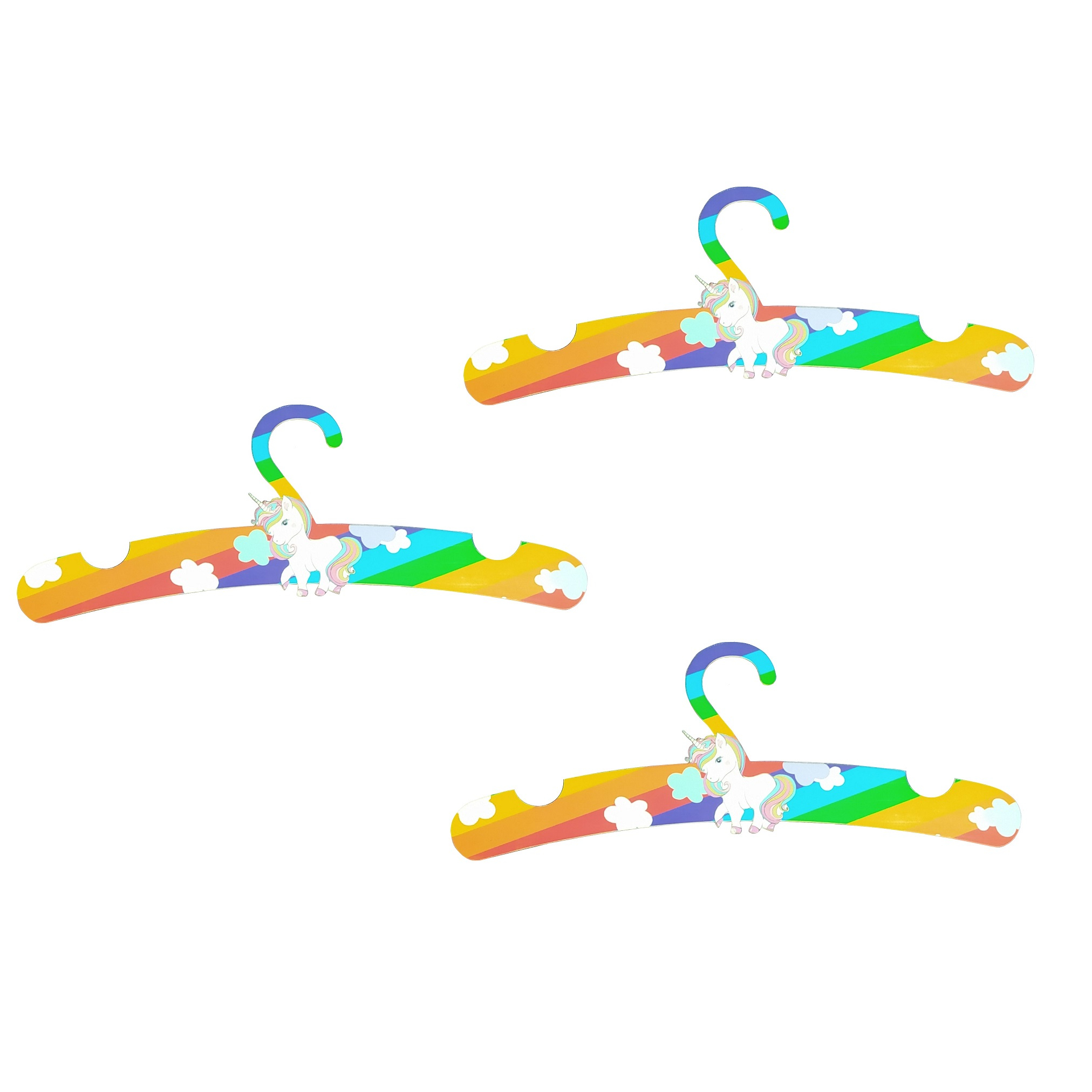 چوب لباسی نوزاد مدل Unicorn بسنه 3 عددی