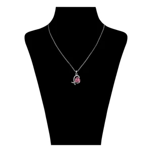 گردنبند نقره زنانه سواروسکی مدل قلب جواهری کد 87454
