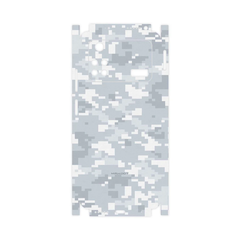 برچسب پوششی ماهوت مدل Army-Winter-Pixel-FullSkin مناسب برای گوشی موبایل شیائومی Poco M4 Pro 4G