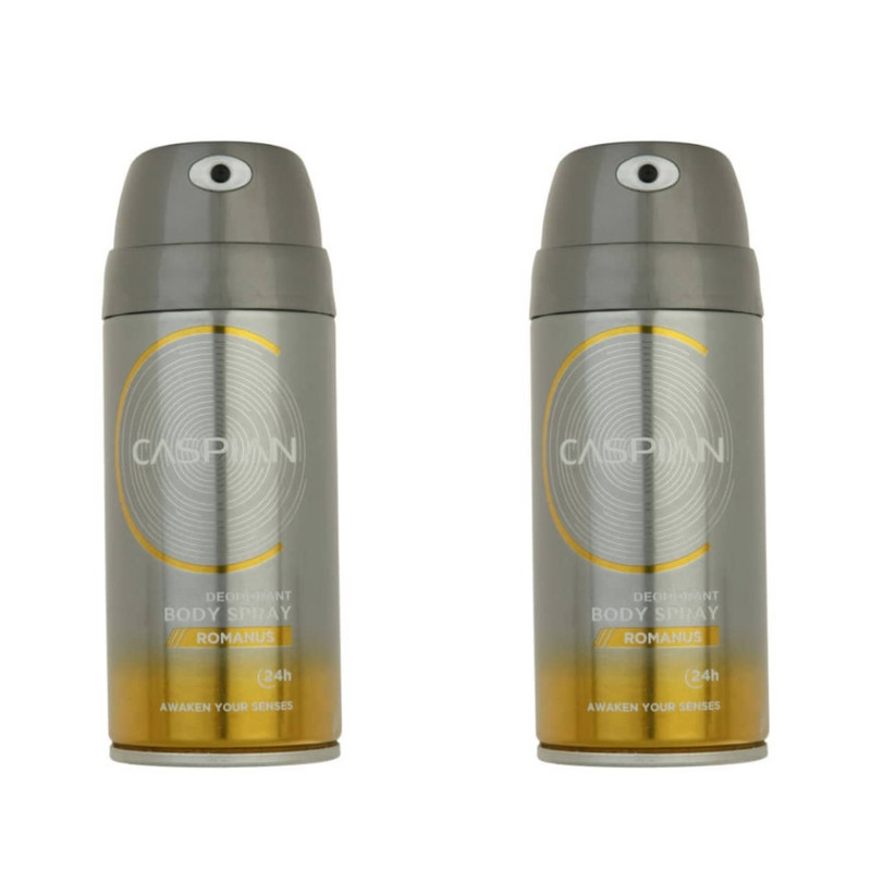اسپری بدن مردانه کاسپین مدل 009 حجم 150 میلی لیتر مجموعه 2 عددی