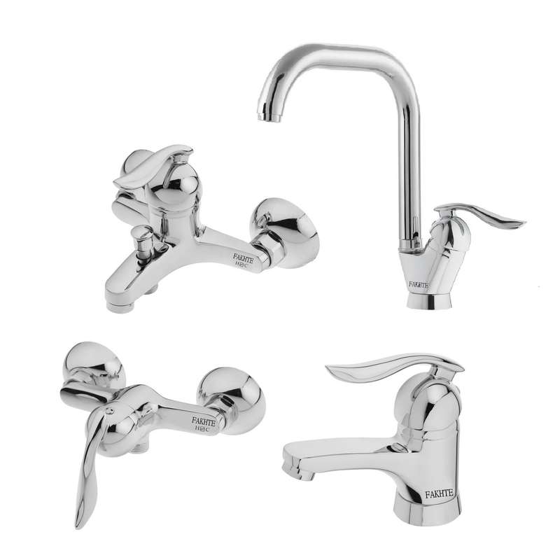 ست شیرآلات فاخته مدل قهرمان سازه 2KH مجموعه 4 عددی ست شیرآلات فاخته مدل قهرمان سازه 2KH مجموعه 4 عددی