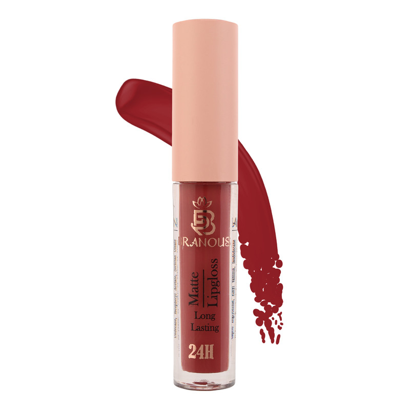 رژ لب مایع مات برانوس مدل Long Lasting شماره 510