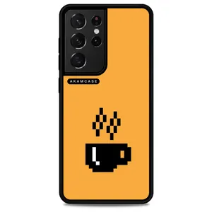 AKAM AMC-WSGS21U-COFFEE-8 Cover For Samsung Galaxy S21 Ultra