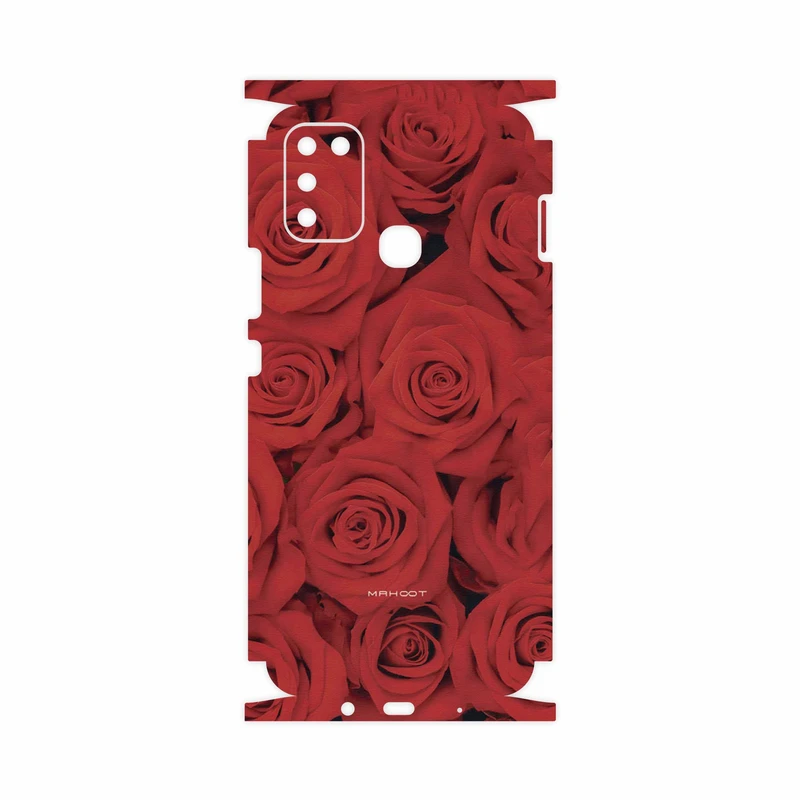 برچسب پوششی ماهوت مدل Red-Flower-FullSkin مناسب برای گوشی موبایل اینفینیکس Hot 10 Play