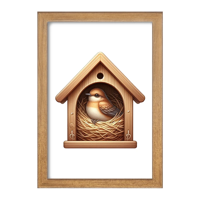 تابلو خندالو مدل پرنده کد F3001