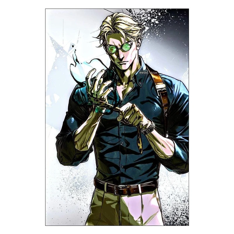 پوستر بوم استیکر طرح انیمه Jujutsu Kaisen مدل Nanami کد P95