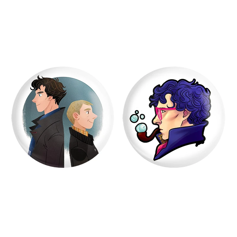 مگنت خندالو طرح شرلوک هولمز کد 1016510159 مجموعه 2 عددی