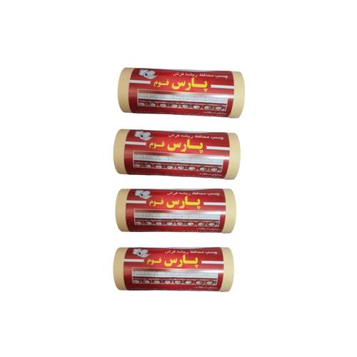 چسب محافظ ریشه فرش پارس فوم مدل MIKMORFIB مجموعه 4 عددی