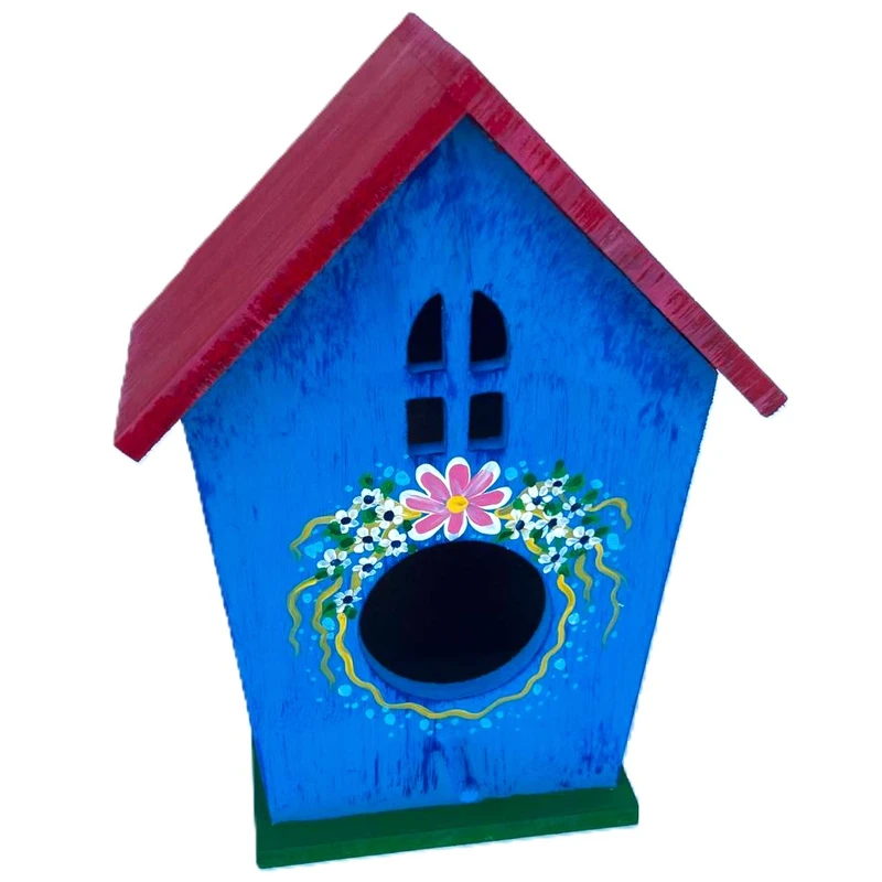  لانه پرنده مدل کلبه چوبی کد MEDIUM06