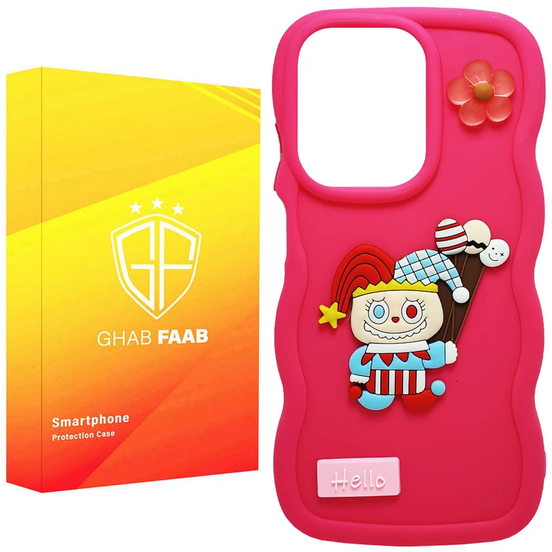 کاور قاب فاب مدل لبوبو سیلیکونی طرح دخترانه مناسب برای گوشی موبایل شیائومی  Redmi 13 4G