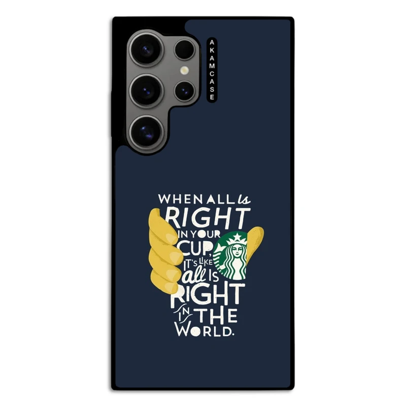 کاور آکام مدل AMC-WSGS24U-STARBUCKS-31 مناسب برای گوشی موبایل سامسونگ Galaxy S24 Ultra