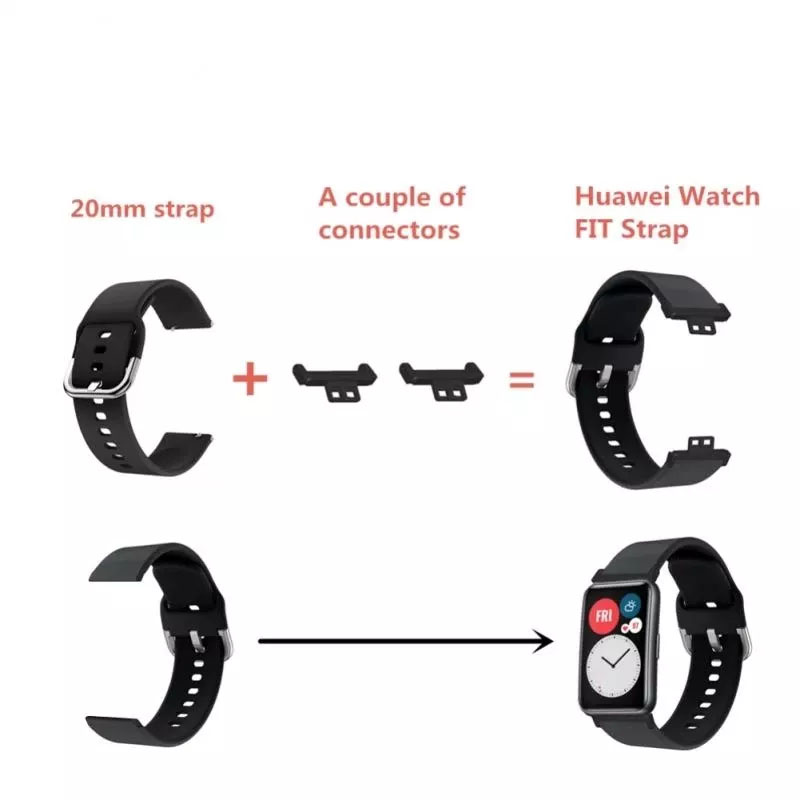 مبدل بند ساعت مدل Adapter- 001 مناسب برای ساعت هوشمند هوآوی Watch Fit