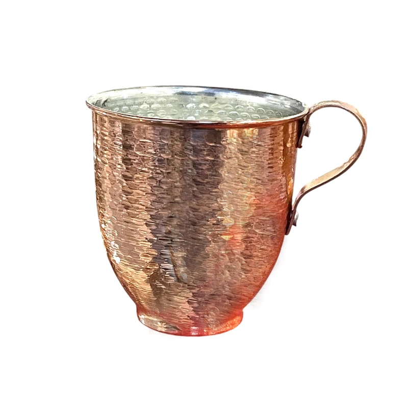 لیوان مسی مدل چکشی