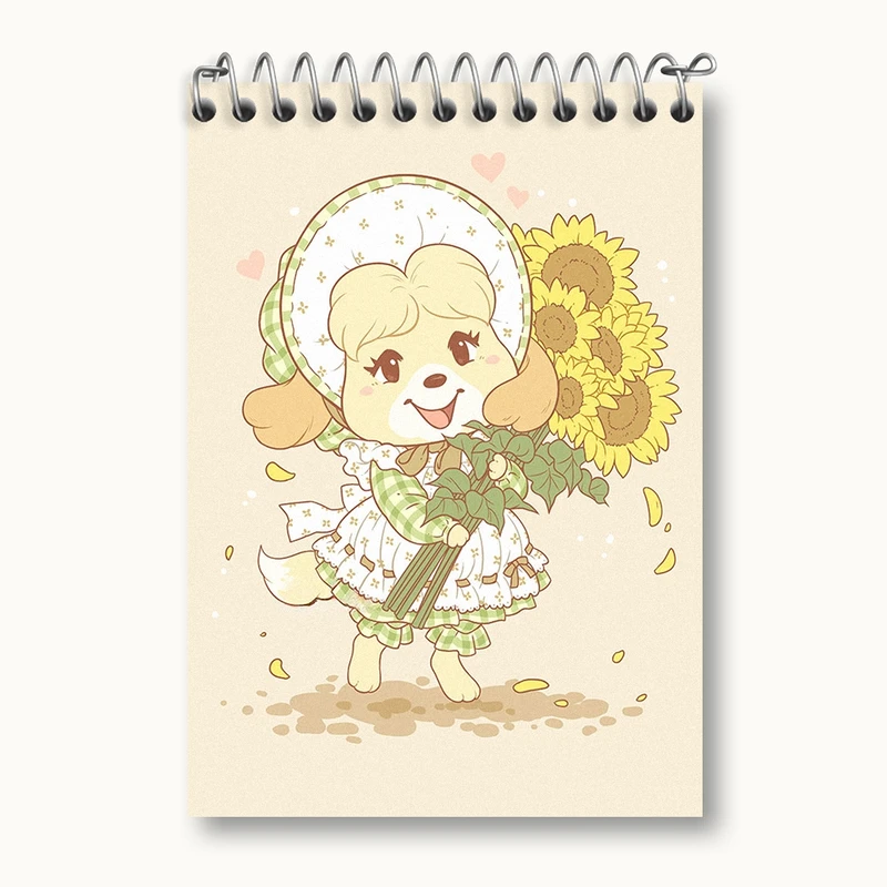 دفتر یادداشت 50 برگ خندالو مدل بازی انیمال کراسینگ (Animal Crossing) کد 32670