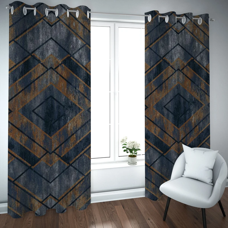 پرده مدل چاپی هازان سایز 300×150 سانتی متر 